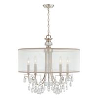 Five Light Chandelier by Crystorama - Hampton Collection, Polished Chrome Finish - 5625-CH
