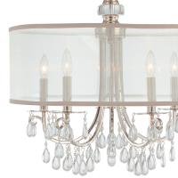 Five Light Chandelier by Crystorama - Hampton Collection, Polished Chrome Finish - 5625-CH