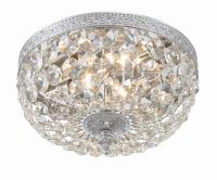 Two Light Flush Mount by Crystorama - Waltham Collection, Polished Chrome Finish - 710-CH-CL-MWP