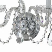 Three Light Wall Sconce by Crystorama - Traditional Crystal Collection, Polished Chrome Finish - 1033-CH-CL-MWP