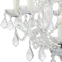 Six Light Mini Chandelier by Crystorama - Maria Theresa Collection, Polished Chrome Finish - 4405-CH-CL-MWP
