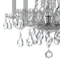 Five Light Mini Chandelier by Crystorama - Traditional Crystal Collection, Polished Chrome Finish - 1061-CH-CL-MWP