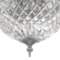 Two Light Flush Mount by Crystorama - Radley Collection, Polished Chrome Finish - 117-10-CH