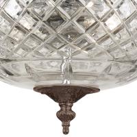 Two Light Flush Mount by Crystorama - Radley Collection, English Bronze Finish - 117-8-EB