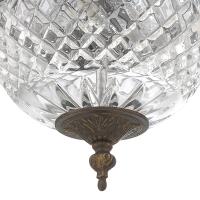 Two Light Flush Mount by Crystorama - Radley Collection, English Bronze Finish - 117-8-EB