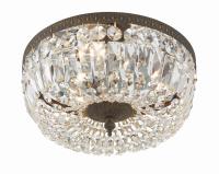 Three Light Flush Mount by Crystorama - Waltham Collection, English Bronze Finish - 714-EB-CL-MWP