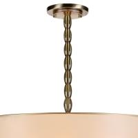 Five Light Chandelier by Crystorama - Luxo Collection, Antique Brass Finish - 9507-AB