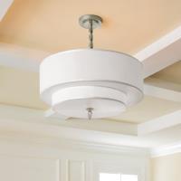 Five Light Chandelier by Crystorama - Luxo Collection, Satin Nickel Finish - 9507-SN