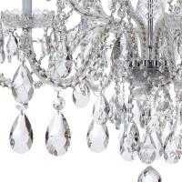 12 Light Chandelier by Crystorama - Traditional Crystal Collection, Polished Chrome Finish - 1112-CH-CL-MWP