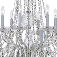 12 Light Chandelier by Crystorama - Traditional Crystal Collection, Polished Chrome Finish - 1112-CH-CL-MWP