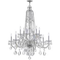 12 Light Chandelier by Crystorama - Traditional Crystal Collection, Polished Chrome Finish - 1112-CH-CL-S