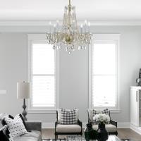 Eight Light Chandelier by Crystorama - Traditional Crystal Collection, Polished Brass Finish - 1138-PB-CL-MWP