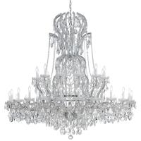 37 Light Chandelier by Crystorama - Maria Theresa Collection, Polished Chrome Finish - 4460-CH-CL-S