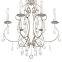 Six Light Chandelier by Crystorama - Ashton Collection, Olde Silver Finish - 5016-OS-CL-MWP