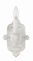 One Light Wall Sconce by Crystorama - Paris Market Collection, Antique White Finish - 5111-AW