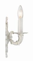 Two Light Wall Sconce by Crystorama - Paris Market Collection, Antique White Finish - 5122-AW