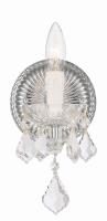 One Light Wall Sconce by Crystorama - Maria Theresa Collection, Polished Chrome Finish - 4471-CH-CL-MWP