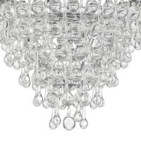 Three Light Mini Chandelier by Crystorama - Calypso Collection, Polished Chrome Finish - 130-CH