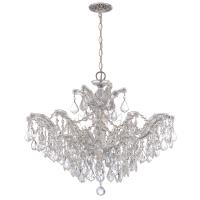 Six Light Chandelier by Crystorama - Maria Theresa Collection, Polished Chrome Finish - 4439-CH-CL-MWP