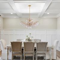 Six Light Chandelier by Crystorama - Maria Theresa Collection, Gold Finish - 4439-GD-CL-MWP