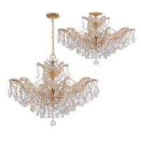 Six Light Chandelier by Crystorama - Maria Theresa Collection, Gold Finish - 4439-GD-CL-S