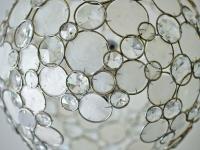 Six Light Chandelier by Crystorama - Palla Collection, Antique Silver Finish - 529-SA