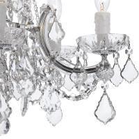 Five Light Mini Chandelier by Crystorama - Maria Theresa Collection, Polished Chrome Finish - 4476-CH-CL-S