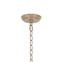 Six Light Chandelier by Crystorama - Josie Collection, Champagne Green Tea Finish - 4846-CT
