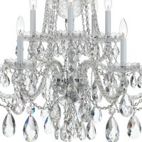 Ten Light Chandelier by Crystorama - Traditional Crystal Collection, Polished Chrome Finish - 1110-CH-CL-MWP