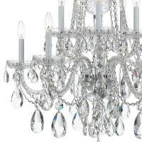 Ten Light Chandelier by Crystorama - Traditional Crystal Collection, Polished Chrome Finish - 1110-CH-CL-MWP