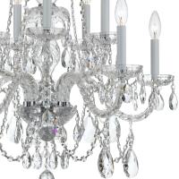 Ten Light Chandelier by Crystorama - Traditional Crystal Collection, Polished Chrome Finish - 1130-CH-CL-MWP
