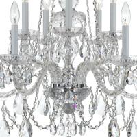 Ten Light Chandelier by Crystorama - Traditional Crystal Collection, Polished Chrome Finish - 1130-CH-CL-MWP