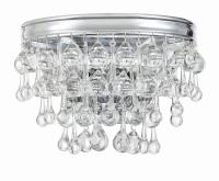 Two Light Wall Sconce by Crystorama - Calypso Collection, Polished Chrome Finish - 132-CH