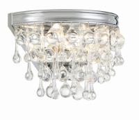 Two Light Wall Sconce by Crystorama - Calypso Collection, Polished Chrome Finish - 132-CH