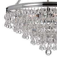 Six Light Chandelier by Crystorama - Calypso Collection, Polished Chrome Finish - 136-CH
