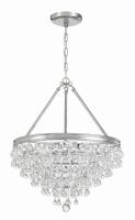 Six Light Chandelier by Crystorama - Calypso Collection, Polished Chrome Finish - 136-CH