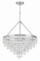 Eight Light Chandelier by Crystorama - Calypso Collection, Polished Chrome Finish - 137-CH