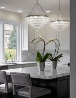 Eight Light Chandelier by Crystorama - Calypso Collection, Polished Chrome Finish - 137-CH