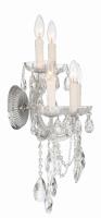 Five Light Wall Sconce by Crystorama - Maria Theresa Collection, Polished Chrome Finish - 4425-CH-CL-MWP