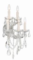 Five Light Wall Sconce by Crystorama - Maria Theresa Collection, Polished Chrome Finish - 4425-CH-CL-MWP