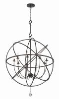 Nine Light Chandelier by Crystorama - Solaris Collection, English Bronze Finish - 9229-EB