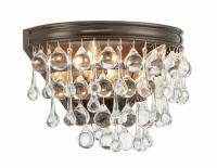 Two Light Wall Sconce by Crystorama - Calypso Collection, Vibrant Bronze Finish - 132-VZ