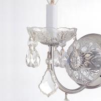 One Light Wall Sconce by Crystorama - Imperial Collection, Polished Chrome Finish - 3221-CH-CL-MWP