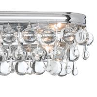 Eight Light Bathroom Vanity by Crystorama - Calypso Collection, Polished Chrome Finish - 134-CH