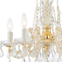 Five Light Mini Chandelier by Crystorama - Maria Theresa Collection, Gold Finish - 4476-GD-CL-MWP