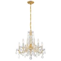 Five Light Mini Chandelier by Crystorama - Maria Theresa Collection, Gold Finish - 4476-GD-CL-MWP