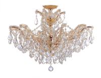 Six Light Semi Flush Mount by Crystorama - Maria Theresa Collection, Gold Finish - 4439-GD-CL-MWP_CEILING