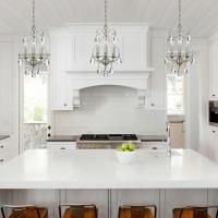 Three Light Mini Chandelier by Crystorama - Ashton Collection, Olde Silver Finish - 5013-OS-CL-MWP
