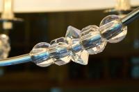 Six Light Chandelier by Crystorama - Mirage Collection, Polished Nickel Finish - 8006-PN