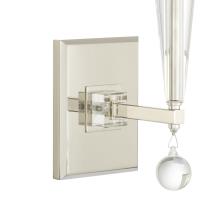 One Light Wall Sconce by Crystorama - Paxton Collection, Polished Nickel Finish - 8101-PN